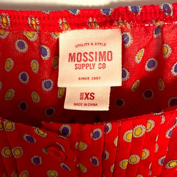 Red Patterned Top - Picture 2 of 7